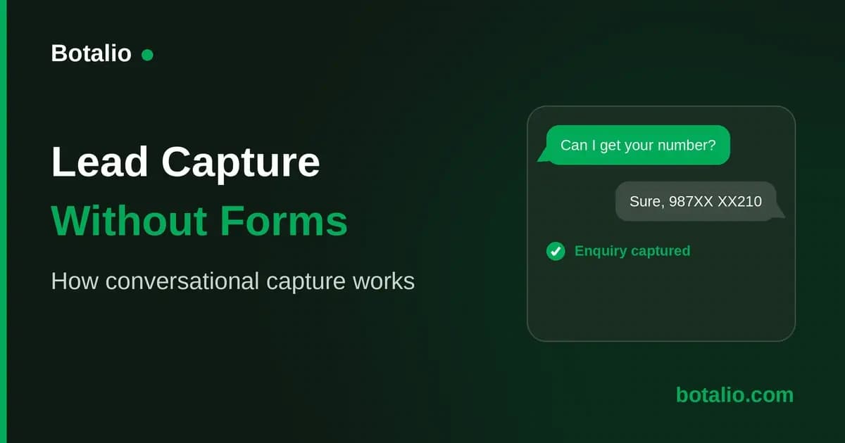 Cover Image for Lead Capture Without Forms: How It Works