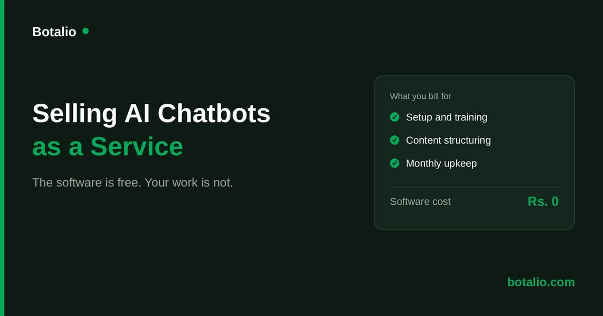 Cover Image for How Agencies Can Sell AI Chatbots as a Service